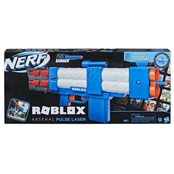 NEW NERF Roblox Arsenal: Pulse Laser Motorized Dart Blaster, 10 Foam Darts - Picture 8 of 9